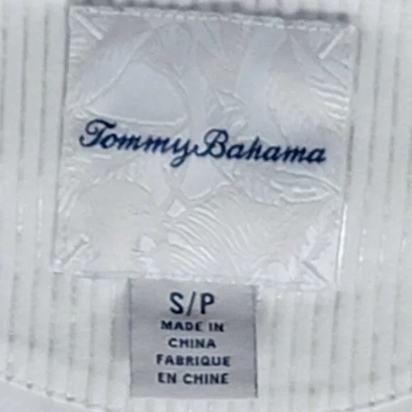 Tommy Bahama White Full Zip 100% Pima Cotton Jacket with Drawstrings - S - Picture 10 of 12